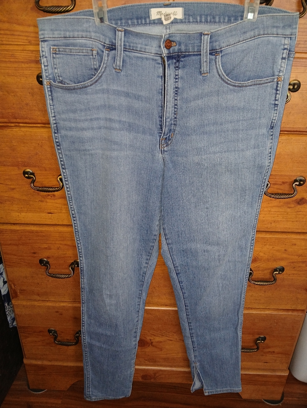 Madewell 10" Roadtripper Split Hem Skinny Jeans - Women's Size 32 (US 14)